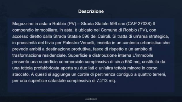 Immobile in asta di 650 m² in vendita a Robbio - Foto 10