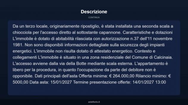Immobile in asta di 150 m² in vendita a Calcinaia - Foto 9
