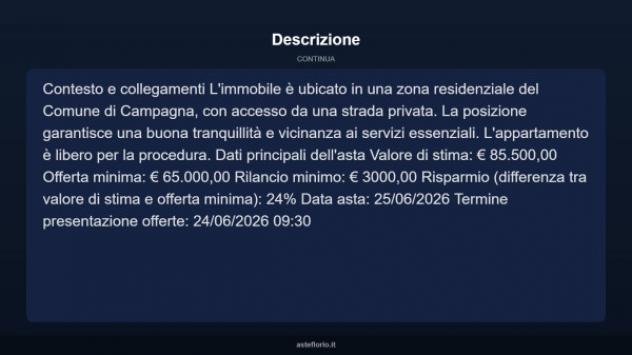 Immobile in asta di 101 m², box auto in vendita a Campagna - Foto 18