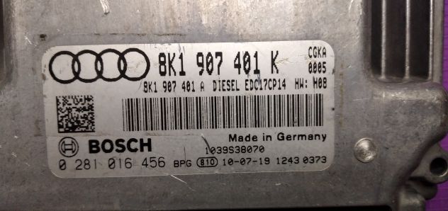 CENTRALINA MOTORE AUDI A4, A5 2.7 TDI, BOSCH 0 281 016 456, BOSCH 0281016456, 8K - Foto 3