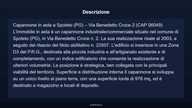 Immobile in asta di 978 m² in vendita a Spoleto - Foto 6