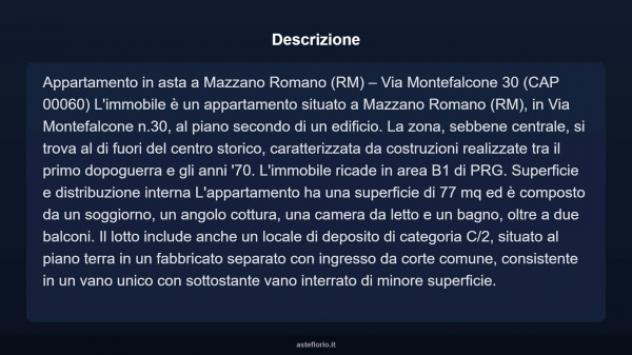 Immobile in asta di 77 m² in vendita a Mazzano Romano - Foto 5