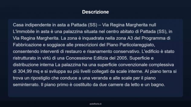 Immobile in asta di 304 m² in vendita a Pattada - Foto 6