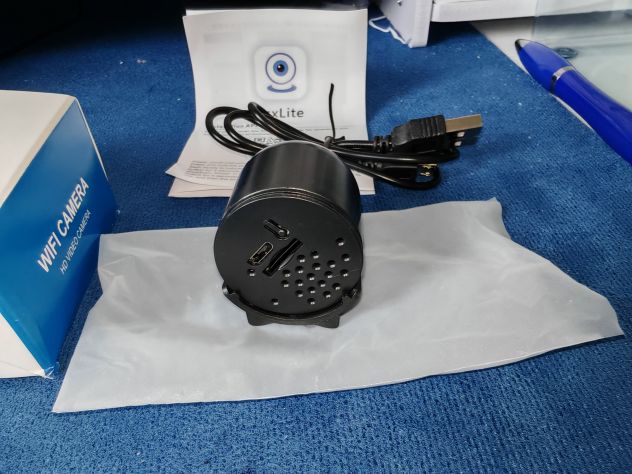 Mini videocamera HD wifi sensore di movimento visione notturna registrazione loo - Foto 3