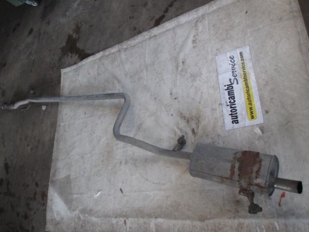 00001730J8 SILENZIATORE POSTERIORE CON TUBO DI SCARICO CITROEN C2 1.4 D 50KW 5M 3P (2004) RICAMBIO USATO 00001717CS