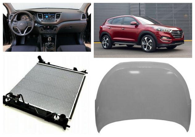 Hyundai Tucson 15-18 frontale parafango radiatore fanale sospensioni