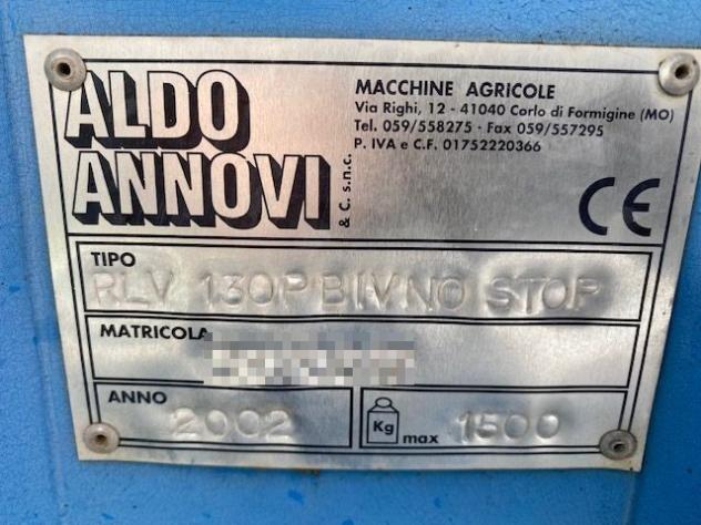 ANNOVI ARATRO RLV 130 P BIVOM.REVERS. NO STOP rif. 16004292 - Foto 4
