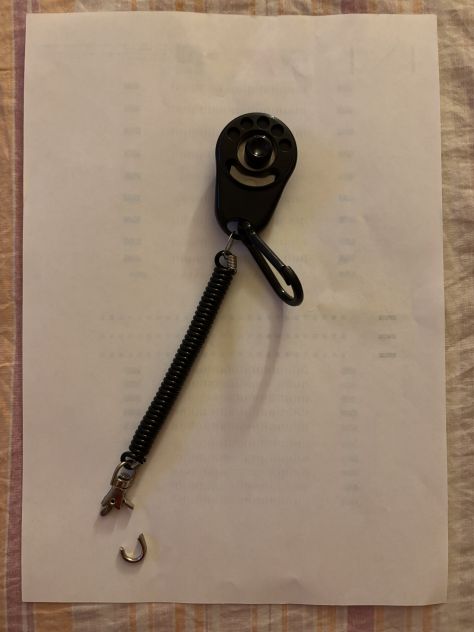 UN CLICKER NUOVO MAI USATO PER ADDESTRAMENTO CANI,MARCA”CAMON”ORIGINALE - Foto 5