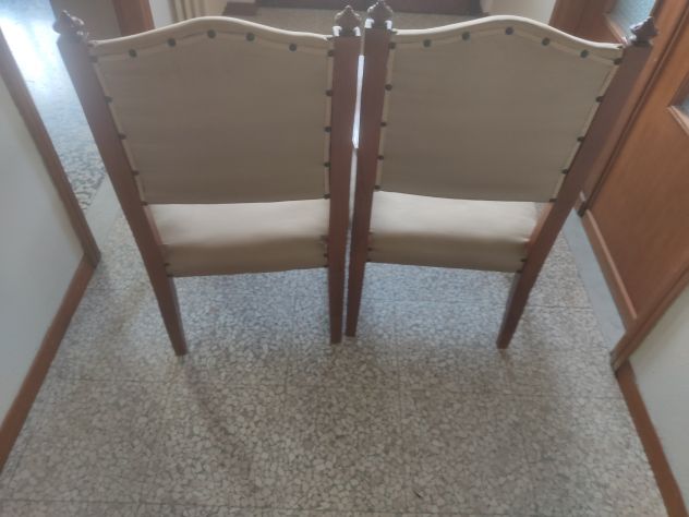 Coppia di poltroncine vintage in legno - Foto 2