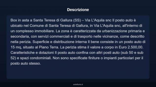 Immobile in asta di 15 m² in vendita a Santa Teresa Gallura - Foto 4