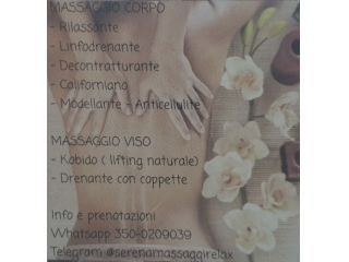 Massaggi - benessere Settimo Milanese - Massaggi rilassante, drenante,californiano, viso kobido Tel:3491621776