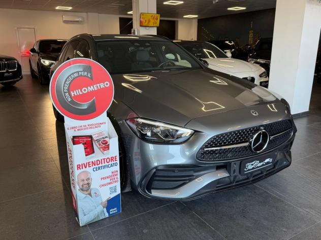 MERCEDES CLASSE C220 S.W. PREMIUM PLUS 2.0 MHEV 200CV PELLE NAVI CAM ANNO 2023 - Foto 3