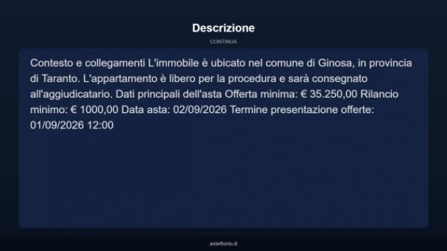 Immobile in asta di 91 m² in vendita a Ginosa - Foto 6
