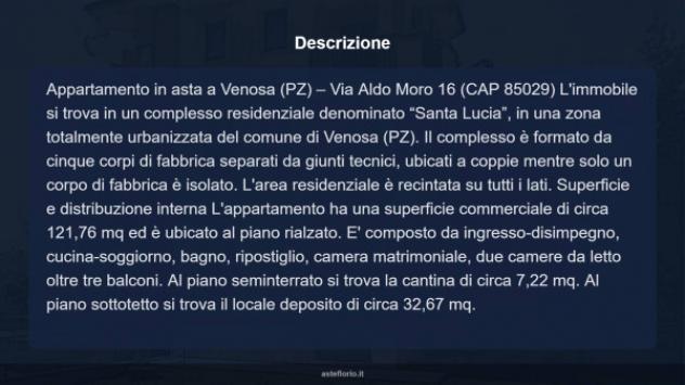 Immobile in asta di 121 m² con più di 5 locali in vendita a Venosa - Foto 17