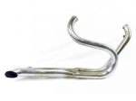 HARLEY DAVIDSON FX SHOVELHEAD 65349-80 SCARICO 2 IN 1 TURN OUT EXHAUST SYSTEM
