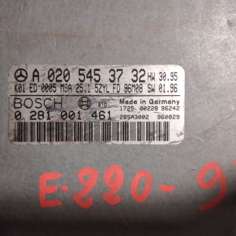 CENTRALINA MOTORE MERCEDES Classe E S. Wagon W210 2° Serie 250 318258 028100146 - Foto 3