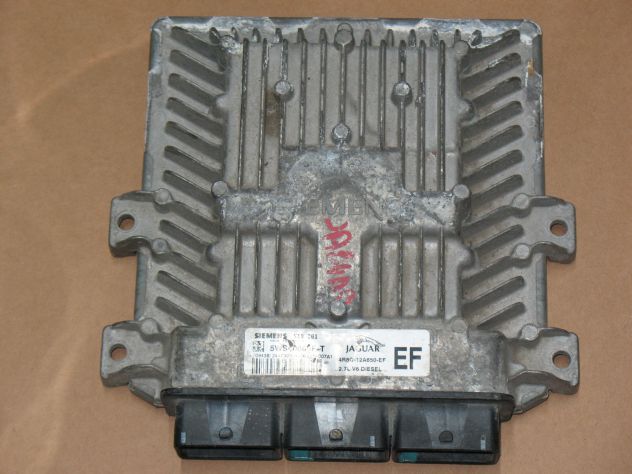 5WS40059F-T 4R8Q12A650EF ECU JAGUAR SID 201 SID201 2.7 V6 EF 4R8Q-12A650-EF