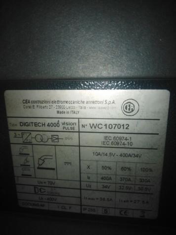 Saldatrice mig digitech 4000 pulse Cea Usato - Foto 5