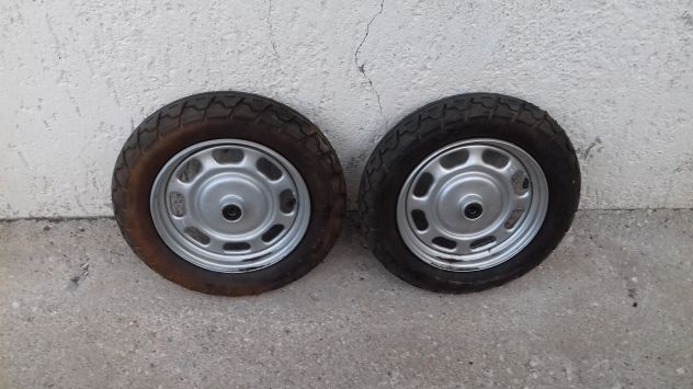 cerchio con gomma 3.00x10 no vespa - Foto 4