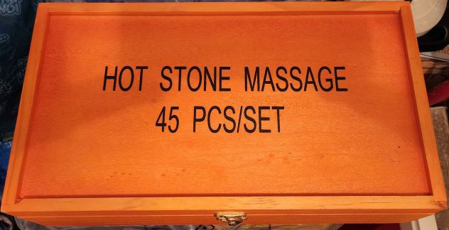 QUART DIGITAL HOT STONE HEATER+MASSAGE Kit 45 pcs/set pietre basaltiche - Foto 4