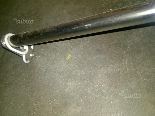 Porta tenda per vasca - inox 155 x 53 struttura - Foto 6