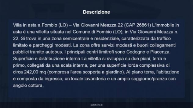 Immobile in asta di 242 m² con più di 5 locali e box auto in vendita a Fombio - Foto 9