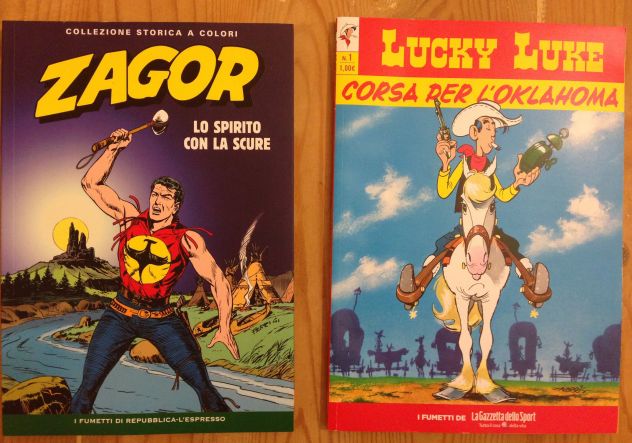 fumetti Lucky Luke, Tex, Zagor - Foto 2
