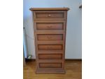 Cassettiera e comodino in legno