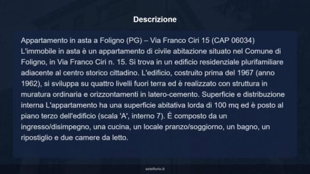 Immobile in asta di 100 m² in vendita a Foligno - Foto 9