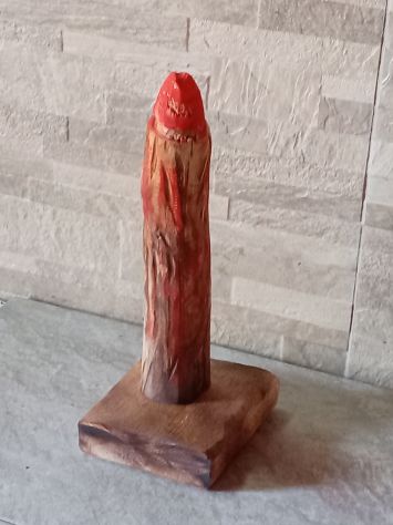Statuetta erotica artigianale in Abete e Larice - NUOVA - Foto 3