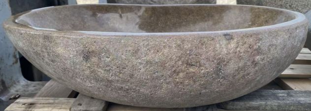 Lavabo lavandino da appoggio in pietra naturale 4 - Foto 4