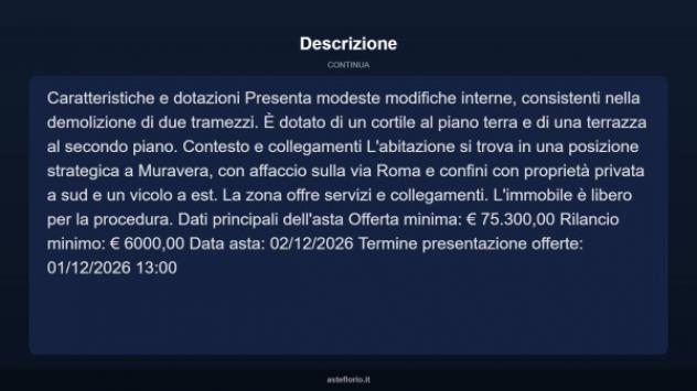 Immobile in asta di 105 m² con più di 5 locali in vendita a Muravera - Foto 4