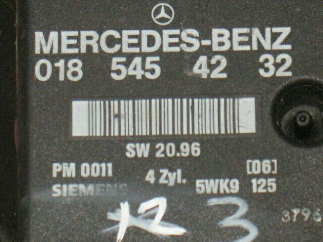 0185454232 ECU Centralina Mercedes W202 Classe C180 cod 0185454232 5WK9125 - Foto 2