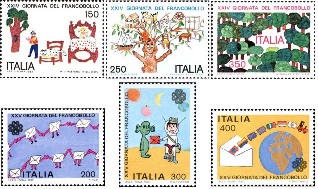 ITALIA francobolli serie: GIORNATA FRANCOBOLLO - Foto 6