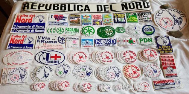 Adesivi,stickers Lega Lombarda-Lega Nord-Padania - Foto 6