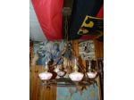 Lampadario artigianale candelabro a sei luci