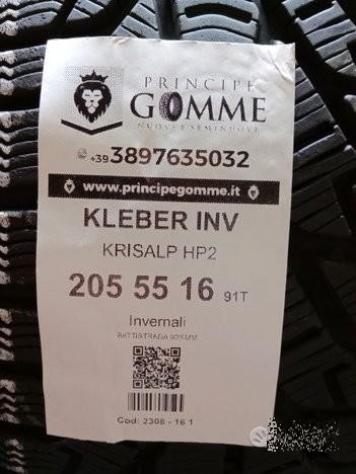 2 gomme 205 55 16 kleber inv a2308 - Foto 2