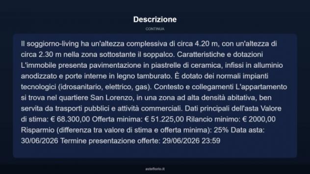 Immobile in asta di 52 m² in vendita a Napoli - Foto 17