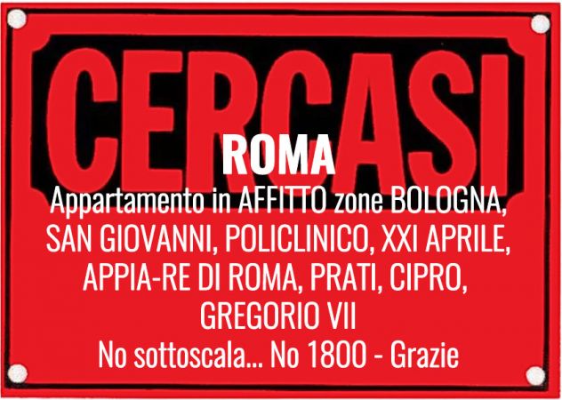 APPARTAMENTO USO TRANSITORIO O LUNGO CERCASI