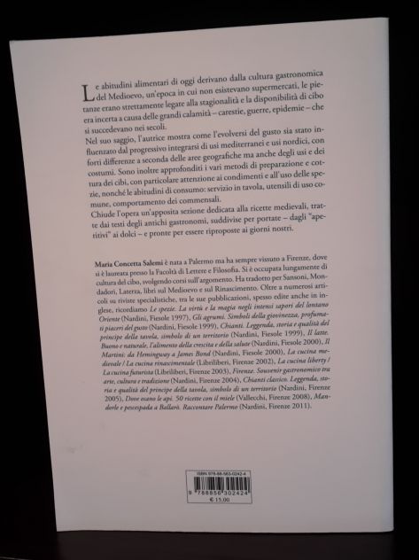 MANGIARE NEL MEDIOEVO, MARIA CONCETTA SALEMI, Editore Samus Luglio 2018. - Foto 3