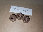 Dado a castello intagliato corona 8X1.25 ruota frizione M8 P1.25