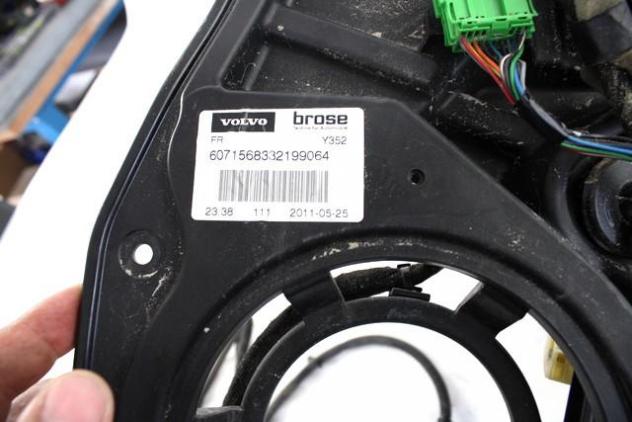 31349487 MOTORINO MECCANISMO ALZA-VETRO ALZA-CRISTALLO PORTA ANTERIORE DESTRA VOLVO V60 SW 1.6 D 84KW 6M 5P (2011) RICAMBIO USATO 31253062 - Foto 3