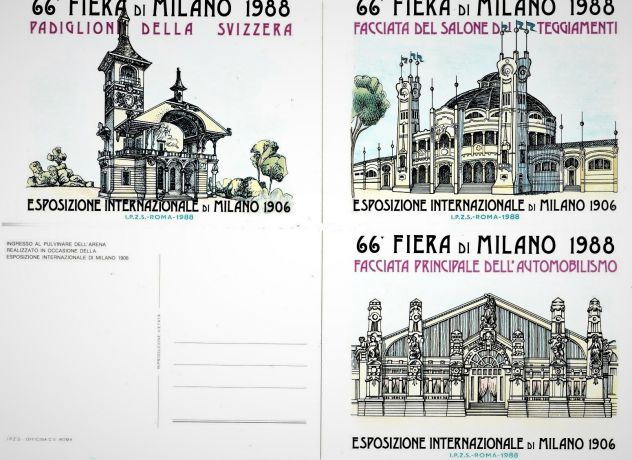 66^ FIERA DI MILANO 1988 + 6 CARTOLINE - Foto 4