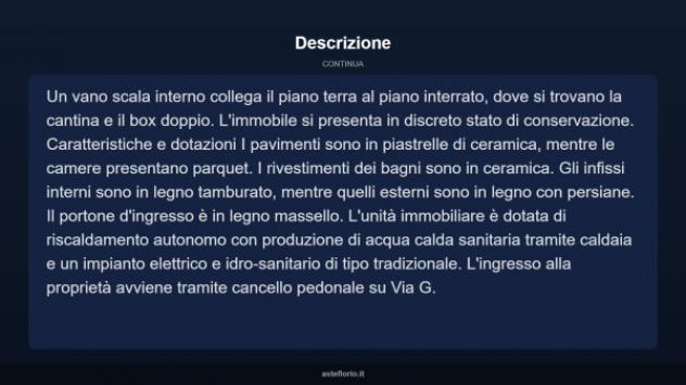 Immobile in asta di 180 m² con più di 5 locali e box auto doppio in vendita a Sanza - Foto 11