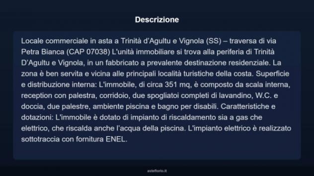 Immobile in asta di 351 m² in vendita a Trinità d'Agultu e Vignola - Foto 5