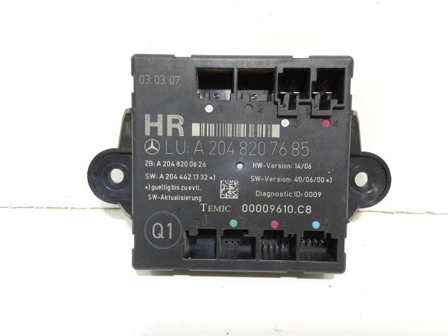 CENTRALINA PORTA POSTERIORE DX MERCEDES Classe C Berlina W204 A2048207685 (07)