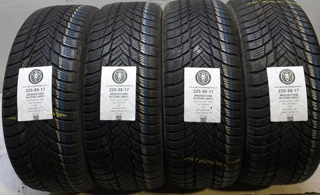 4 GOMME 225 55 17 BRIDGESTONE A63891