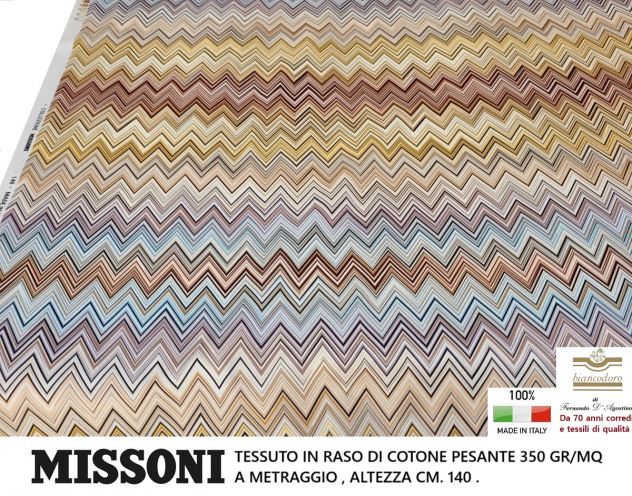 Missoni tessuti arredamento tendaggi e tappezzeria 8 modelli 2 prezzi - Foto 7