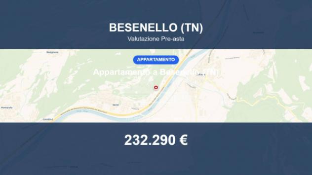 Immobile in asta di 165 m², box auto doppio in vendita a Besenello