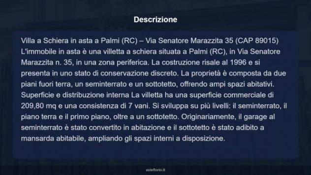 Immobile in asta di 209 m² in vendita a Palmi - Foto 4